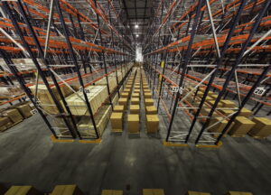 3pl warehouse filled with product