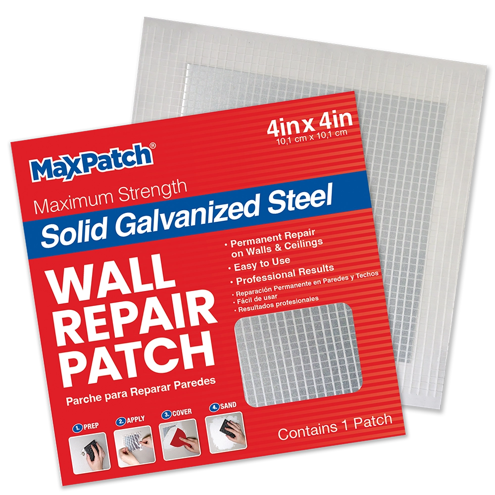 MaxPatch solid metal wall repair patch and envelope