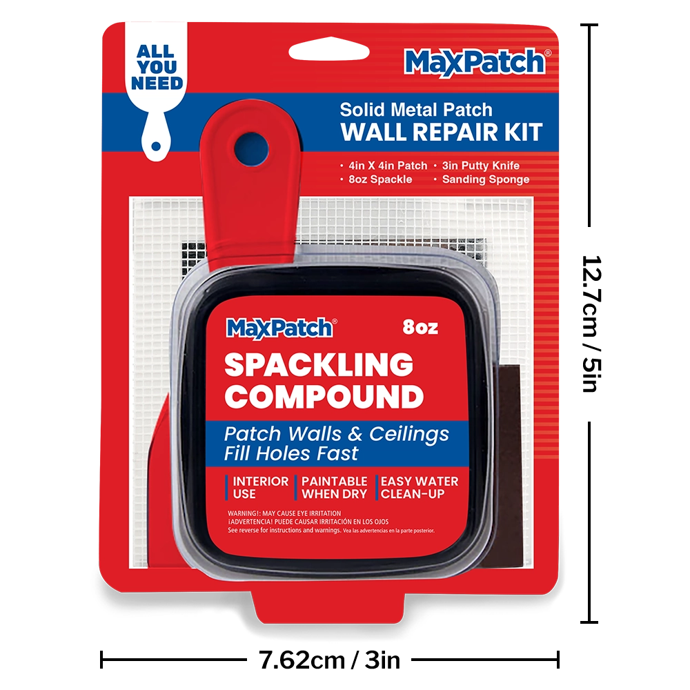 MaxPatch 4 piece wall repair kit dimensions