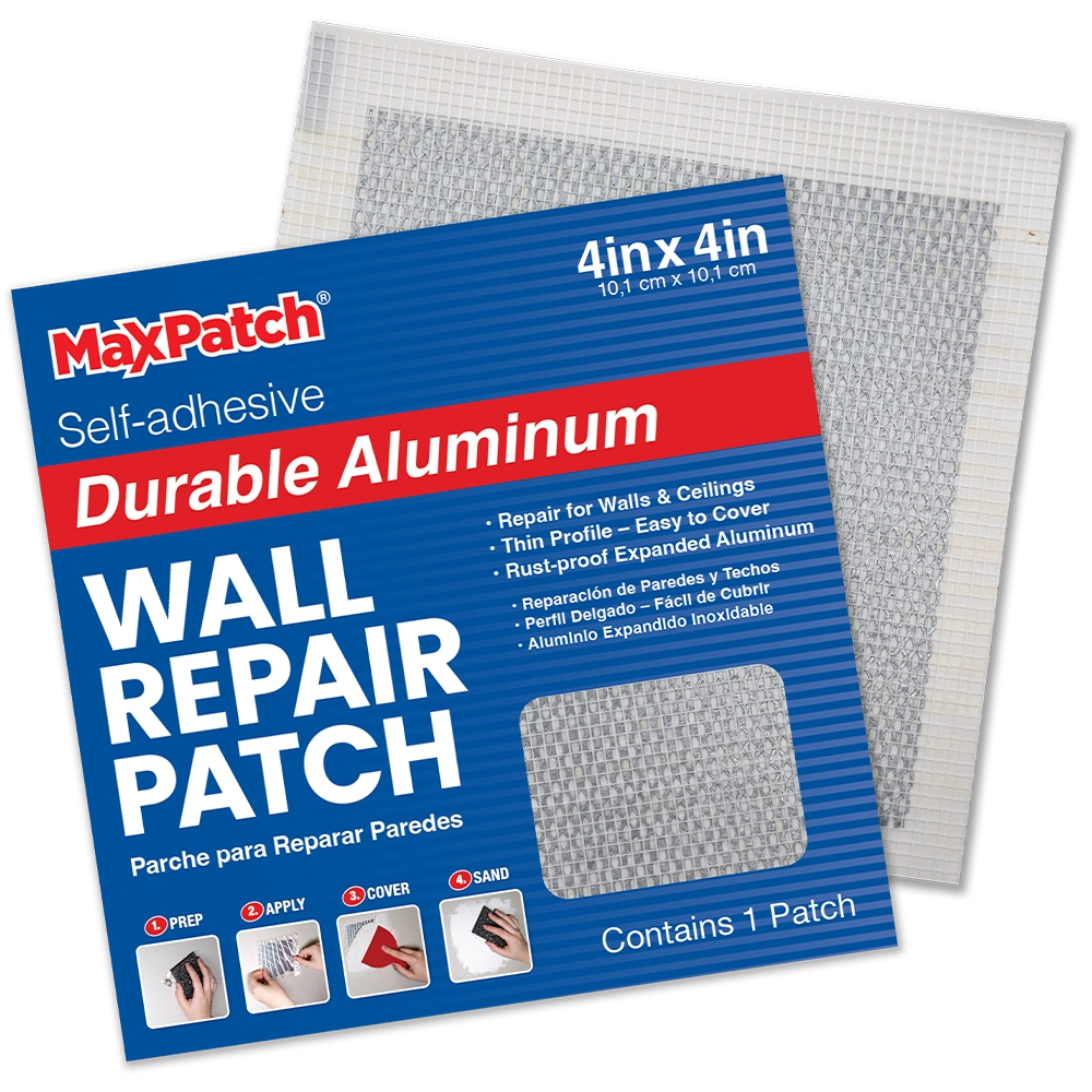 MaxPatch aluminum wall repair patch and envelope