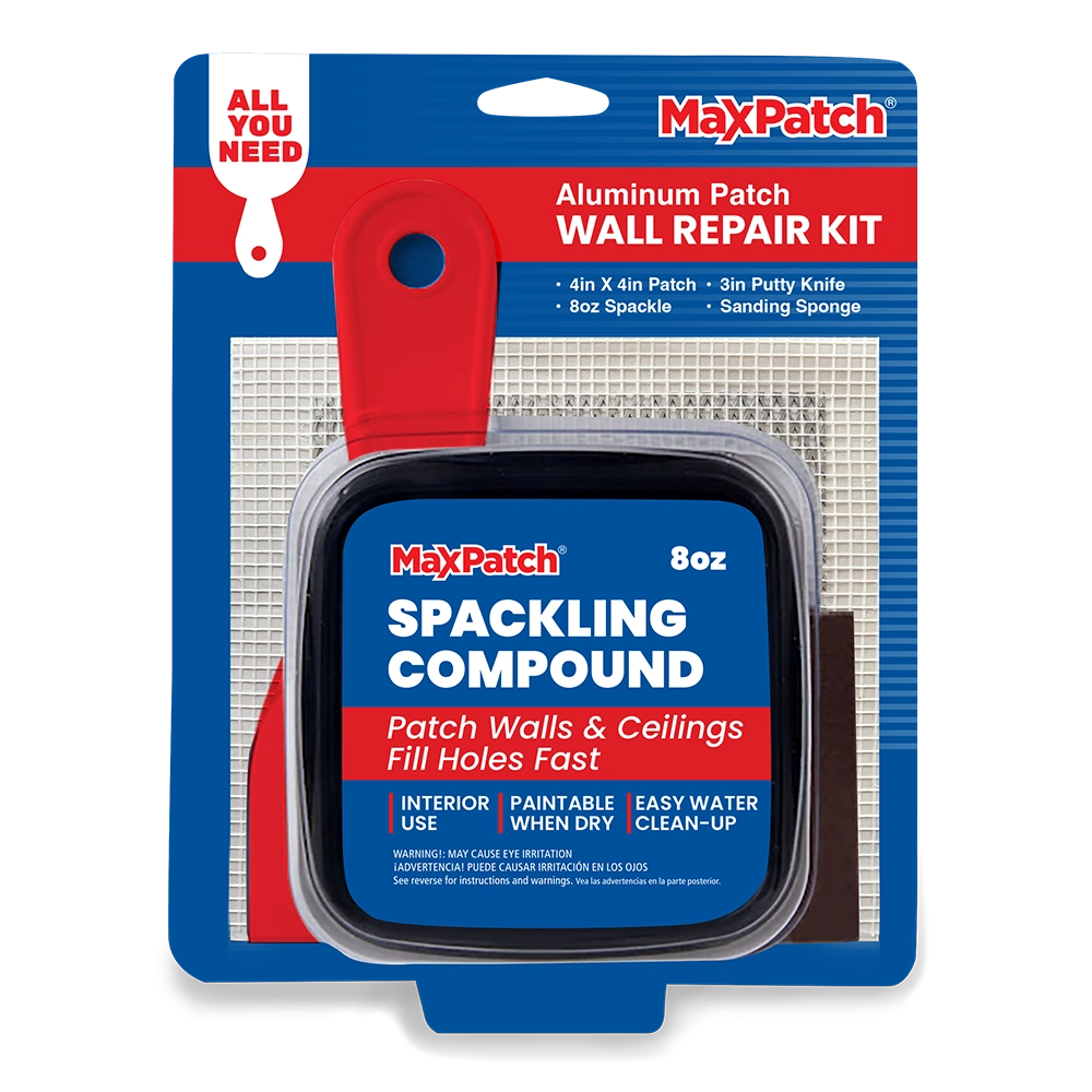 MaxPatch 4 Piece Wall Repair Kit Aluminum Patch