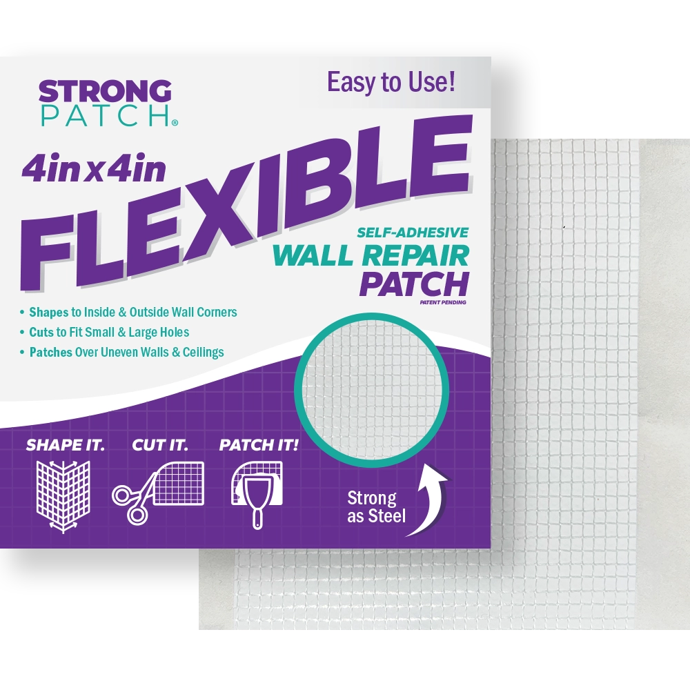 StrongPatch 4x4 inch envelope and flexible patch