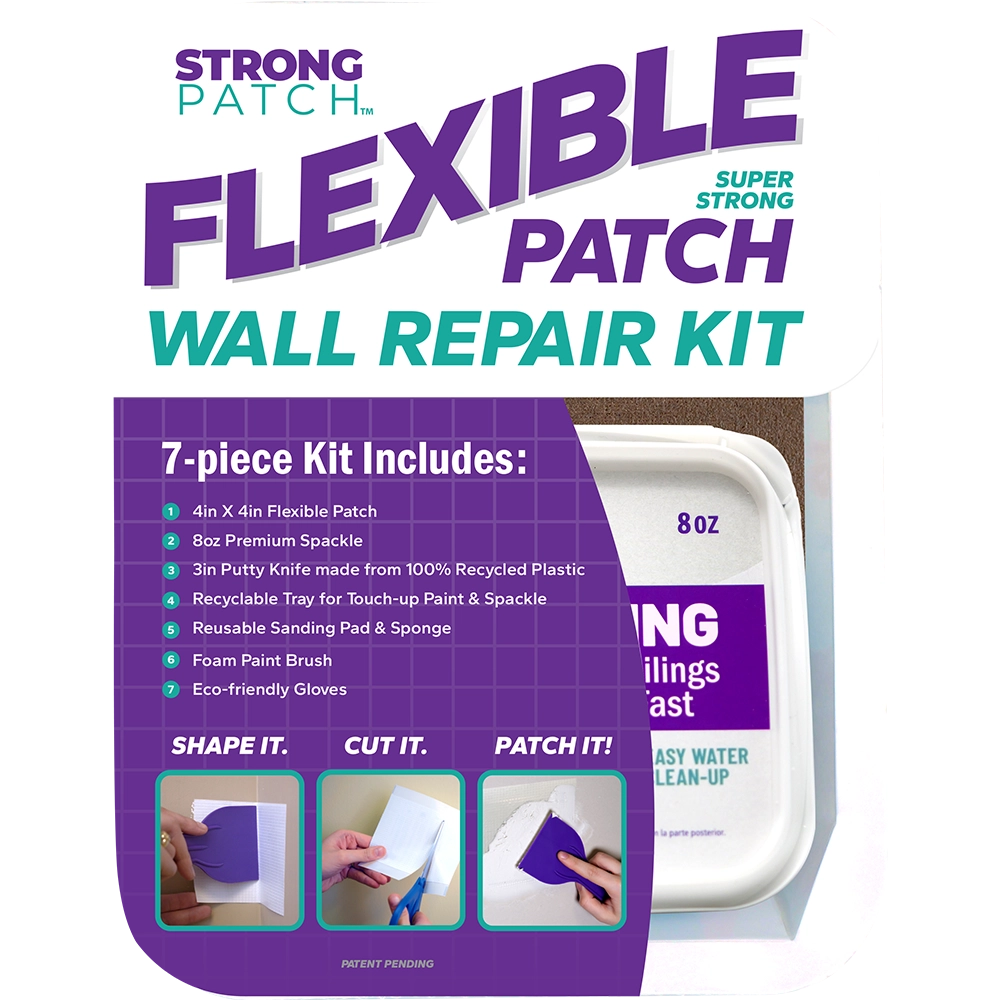 StrongPatch 7 piece wall repair kit