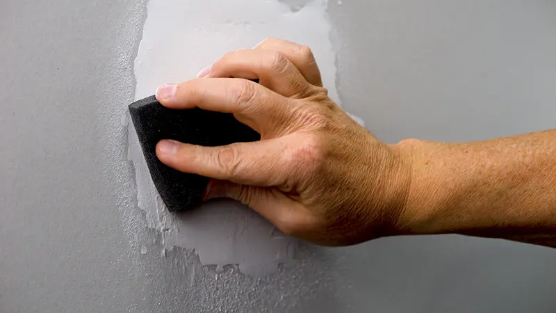 Step 4: Sand the Patched Area